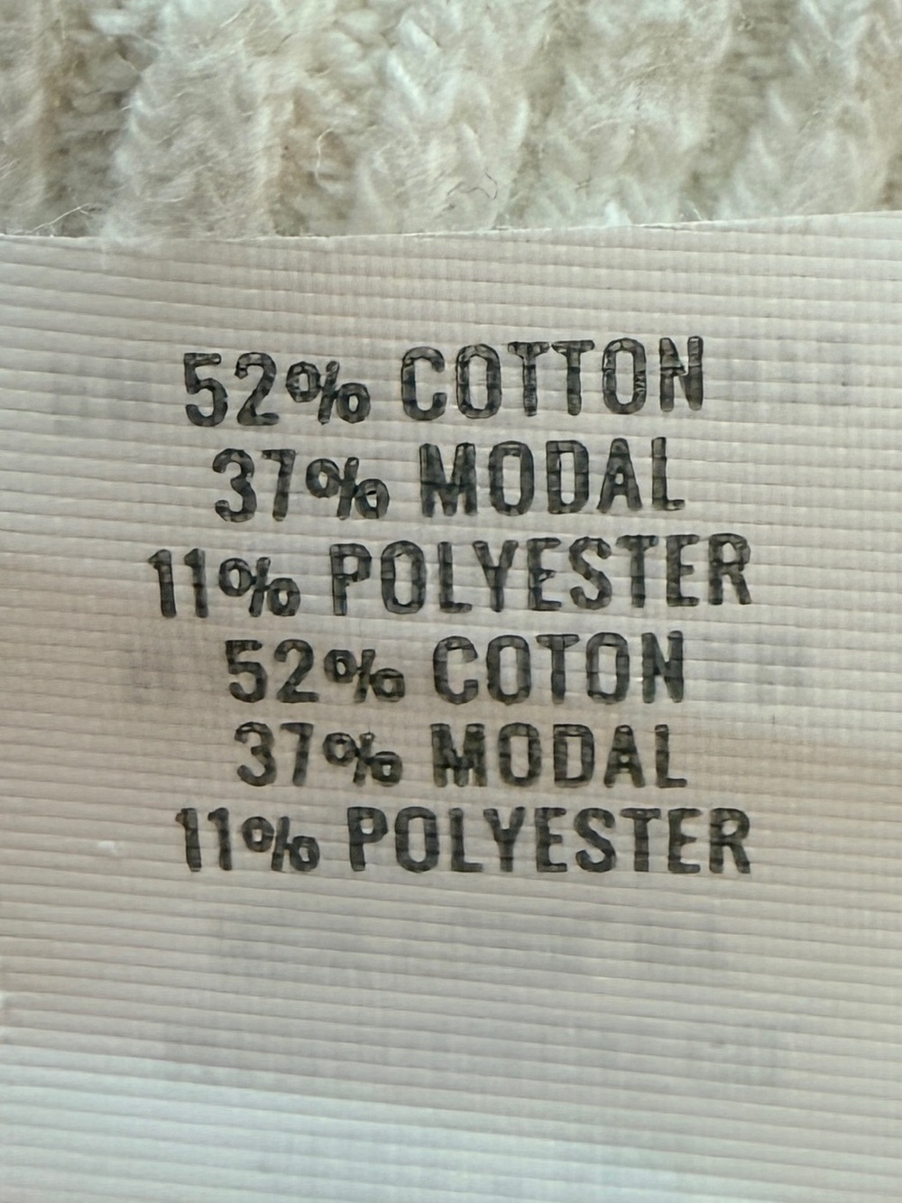Aerie Cream Jogger Sweatpants XS Cotton Modal Lounge Pants - Picture 8 of 9